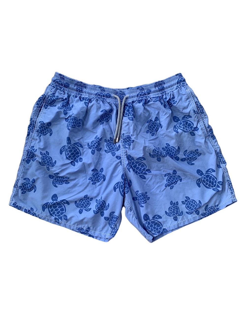 Vilebrequin Men's Size Triple Extra Large XXXL Blue Turtle Resort Swim Trunks
